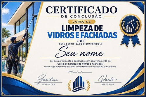 Certificado de conclusão do curso